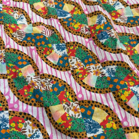 Rhode Maggie Smocked Patchwork Cotton Dress - Picture 8 of 8